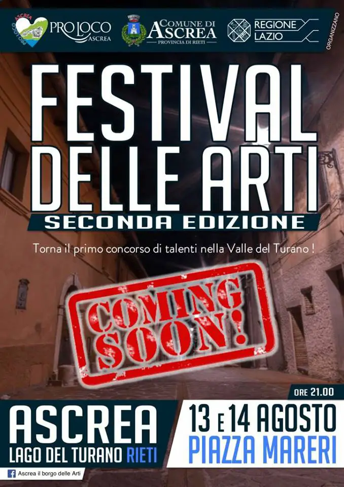 Festival Delle Arti Ascrea RIETI Lago Del Turano