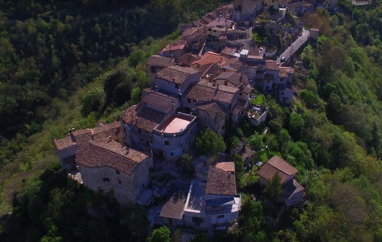 Posticciola Rieti vista aerea